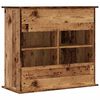vidaXL Aquariumständer Altholz-Optik 81x36x73 cm Holzwerkstoff