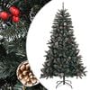 vidaXL Künstlicher Weihnachtsbaum mit Ständer Grün 150 cm PVC