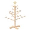 vidaXL Holz Weihnachtsbaum Natur 75 cm Massives Kiefernholz