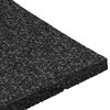 vidaXL Gummigranulat-Patiopad Schwarz 9 x 9 x 0,6 cm Gummi