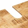 vidaXL Waschtischunterschrank Braun 71 x 33 x 58 cm Massivholz Mango