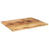 vidaXL Tischplatte 90x80x2,5 cm Rechteckig Raues Massivholz Mango