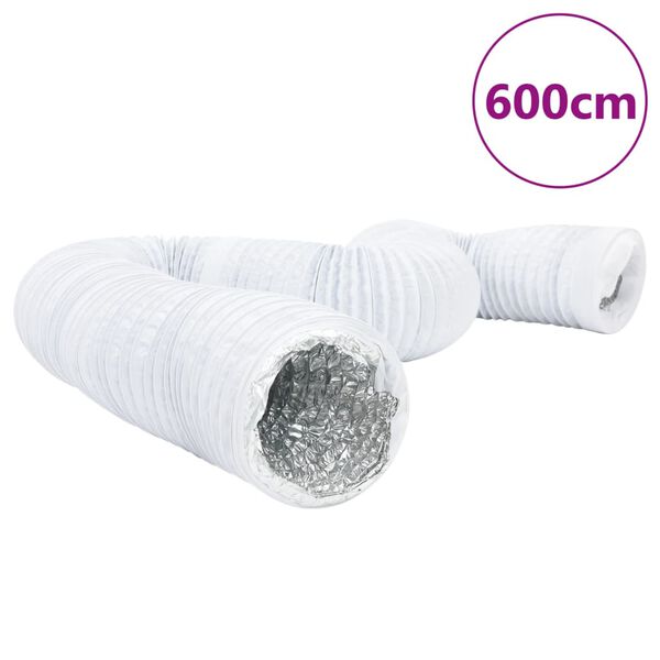 vidaXL L&uuml;ftungsschlauch Aluminium und PVC 6 m &Oslash;12,5 cm