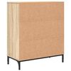 vidaXL Sideboard Sonoma-Eiche 69,5 x 33 x 82 cm Holzwerkstoff