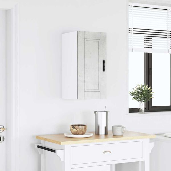 vidaXL Küchen-Hängeschrank Porto Betongrau Holzwerkstoff