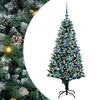 vidaXL K&uuml;nstlicher Weihnachtsbaum mit 150 LEDs mit St&auml;nder Gr&uuml;n 150 cm