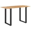 vidaXL Esstisch 118 x 58 x 76 cm Akazie-Massivholz