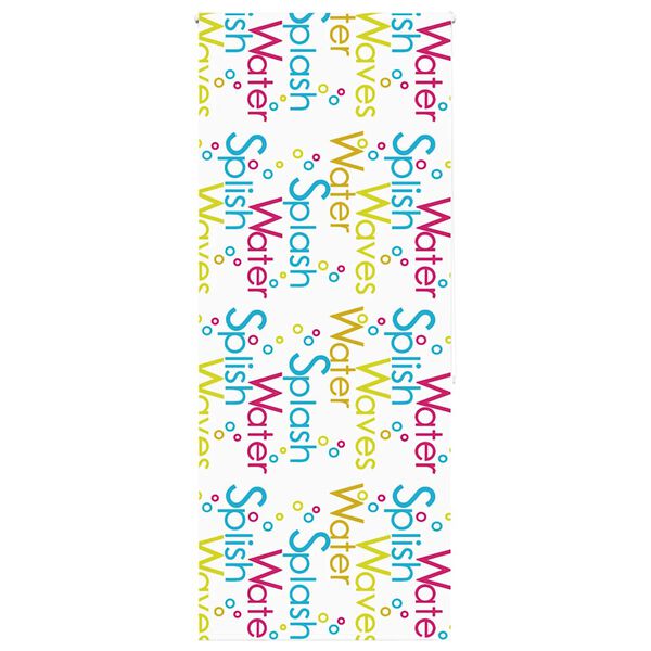 vidaXL Duschrollo 110x240 cm Stoffbreite 106 cm