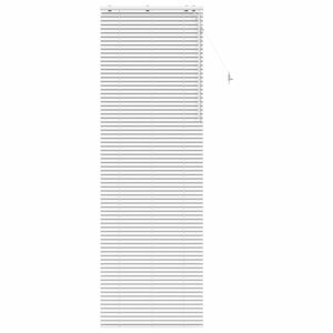 vidaXL Venezianische Jalousie Wei&szlig; 75 x 250 cm 35 mm