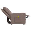 vidaXL 2-Sitzer Massagesessel Taupe Stoff