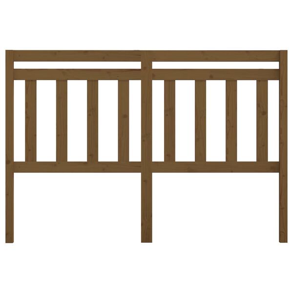 vidaXL Kopfteil Honigbraun 156x4x100 cm Massivholz Kiefer