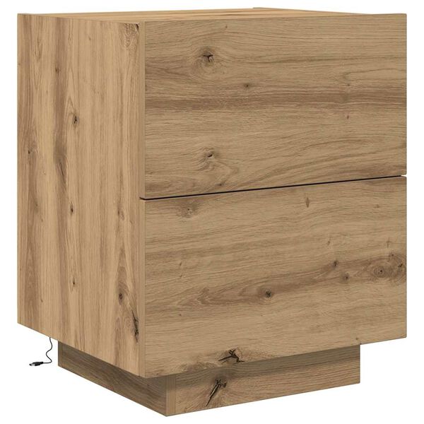 vidaXL Nachttisch Artisan-Eiche 45 x 40 x 55 cm Holzwerkstoff