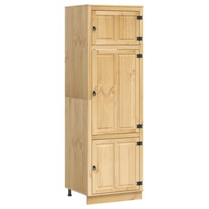 vidaXL Schrank SKI Honigbraun 60 x 32 x 40 cm Massives Kiefernholz