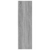 vidaXL B&uuml;cherregal/Raumteiler Grau Sonoma 40x30x103 cm Holzwerkstoff