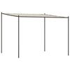 vidaXL Pavillon Wei&szlig; 3x3 m 180 g/m&sup2; Stoff und Stahl