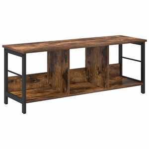 vidaXL B&uuml;cherregal 3 Ebenen 102 x 32 x 40,5 cm Holzwerkstoff