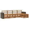 vidaXL Outdoor-Sofagarnitur 5 pcs Natur