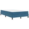 vidaXL Boxspringbett mit Matratze Dunkelblau 120 x 190 cm Stoff