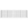 vidaXL Gabionen-Hochbeet Verzinkter Stahl 360&times;50&times;100 cm