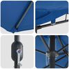 vidaXL Gartenparasol Blau 385 x 209 x 244 cm Stoff