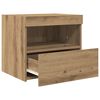 vidaXL Nachttisch 2 pcs Artisan-Eiche 50 x 40 x 45 cm Holzwerkstoff