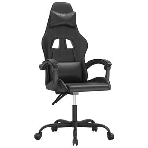 vidaXL Gaming-Stuhl Schwarz Kunstleder