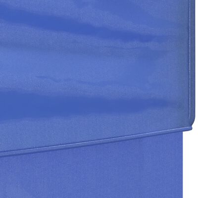 vidaXL Partyzelt Faltbar mit Seitenwänden Blau 3x6 m