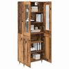 vidaXL Highboard 2 pcs Altholz Holzwerkstoff