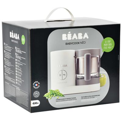 Beaba 4-in-1 Küchenmaschine Babycook Neo 400 W Grau und Weiß