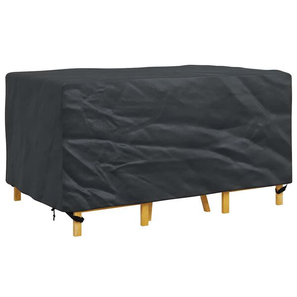 vidaXL M&ouml;belbezug Uni Schwarz 150 x 90 x 75 cm 600D