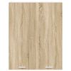 vidaXL H&auml;ngeschrank Sonoma-Eiche 80 x 31 x 100 cm Holzwerkstoff