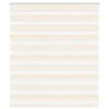 vidaXL Doppelrollo Marmorbeige 125x150cm Stoffbreite 120,9 cm Polyester
