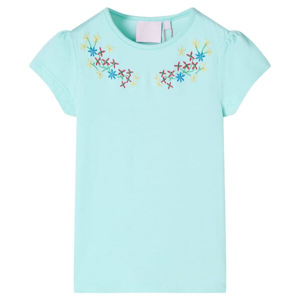 Kinder-T-Shirt Hellblau 104
