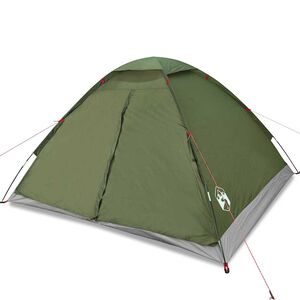 vidaXL Kuppel-Campingzelt 4 Personen Olivgr&uuml;n Wasserdicht