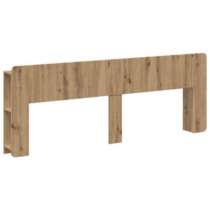 vidaXL Kopfteil Schrank mit Speicher Artisan-Eiche Holzwerkstoff