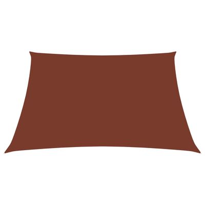 vidaXL Sonnensegel Oxford-Gewebe Rechteckig 2,5x3 m Terrakotta-Rot