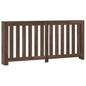 vidaXL Heizk&ouml;rperverkleidung Braun Eiche 175x20x82 cm Holzwerkstoff