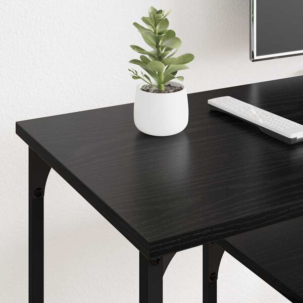 vidaXL TV-Schr&auml;nk Schwarz Eichen-Optik 102 x 35 x 45,5 cm