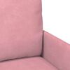 vidaXL Sofas mit Kissen 55cm Rosa Sperrholz