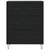vidaXL Sideboard Schwarz 69,5x34x90 cm Holzwerkstoff