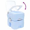 vidaXL Camping-Toilette Helles Blau und Wei&szlig; 41,5 x 36,5 x 42 cm