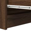 vidaXL Sideboard Braun Eichen-Optik 80x35x99 cm Holzwerkstoff