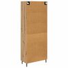 vidaXL Highboard 2 pcs Artisan-Eiche Holzwerkstoff