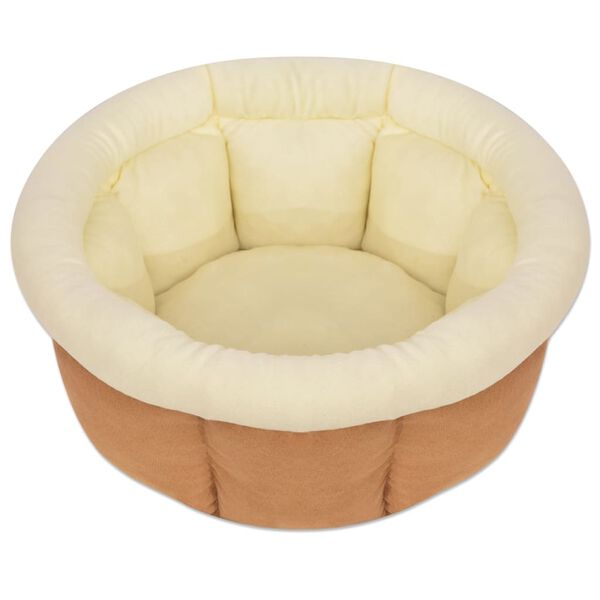 vidaXL Hundebett Größe L Beige