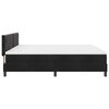 vidaXL Boxspringbett mit Matratze Schwarz 200 x 200 cm Samt