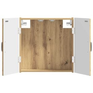 vidaXL Dartboard Schrank HOORN Artisan-Eiche 52,5 x 10,5 x 53,5 cm