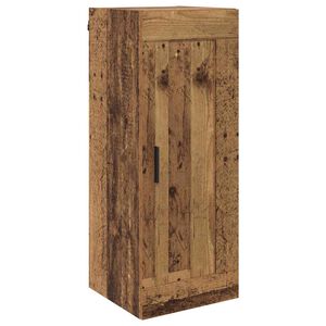 vidaXL Wandschrank Altholz 34,5 x 34 x 90 cm Holzwerkstoff