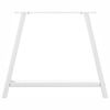 vidaXL Esstischbeine A-Form 2 Stk. Weiß 90x(72-73) cm Stahl