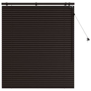 vidaXL Venezianische Jalousie Dunkelbraun 115 x 130 cm 35 mm