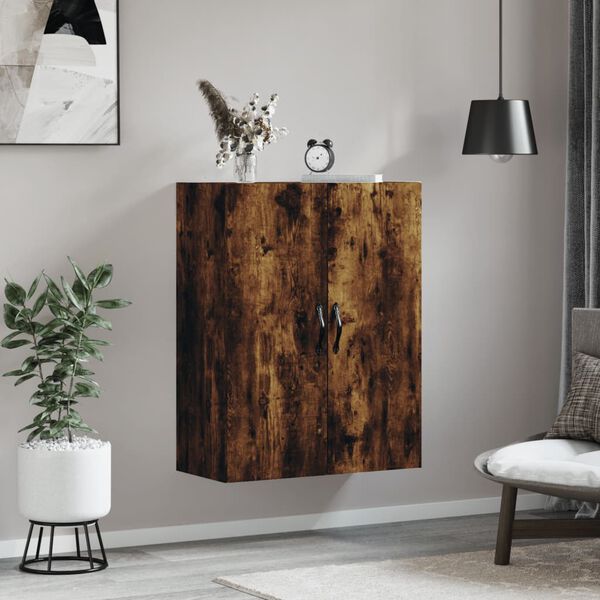 vidaXL Wandschrank R&auml;uchereiche 69,5x34x90 cm Holzwerkstoff